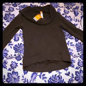 Gray cowl neck hoodie